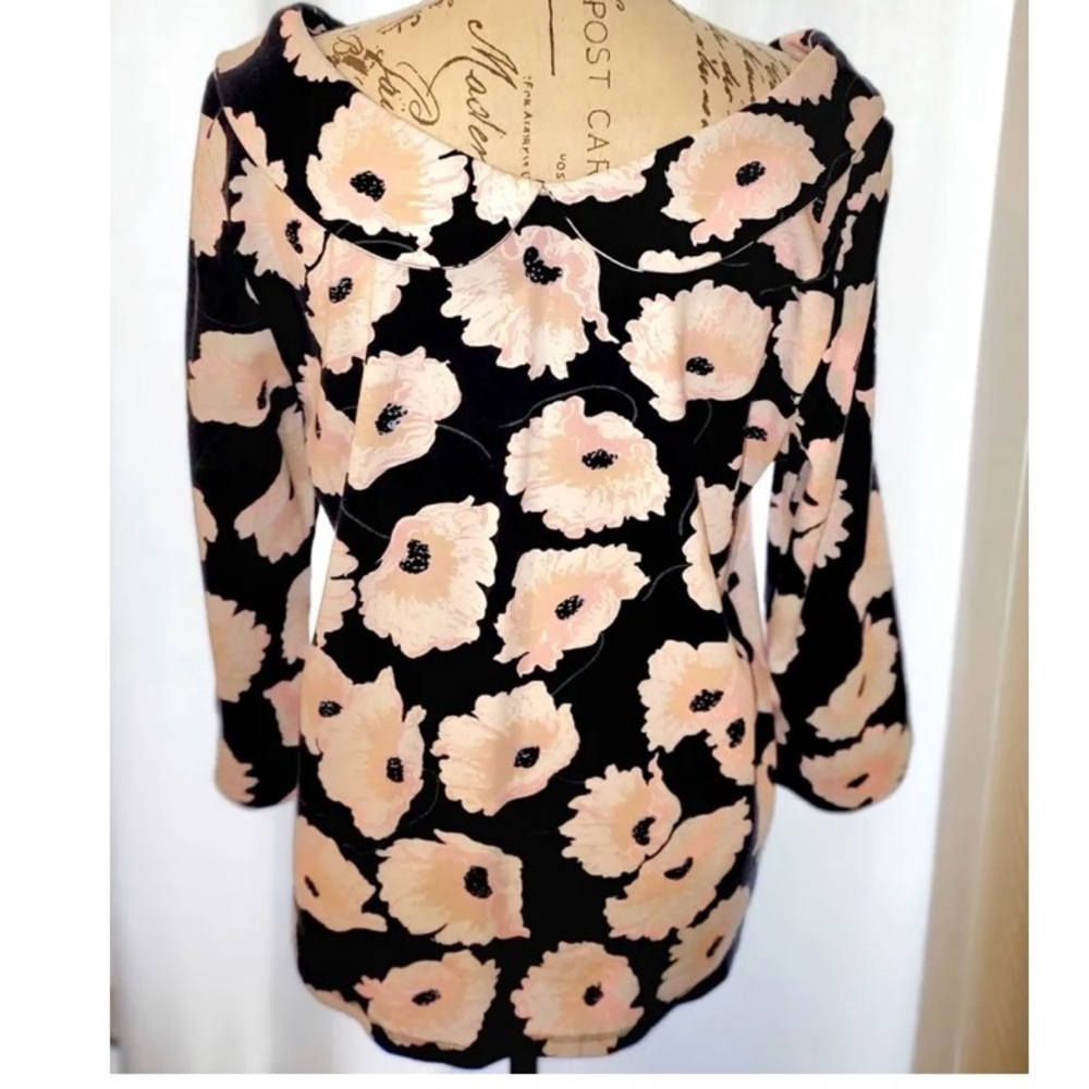 Peter Pan Collared Floral Top